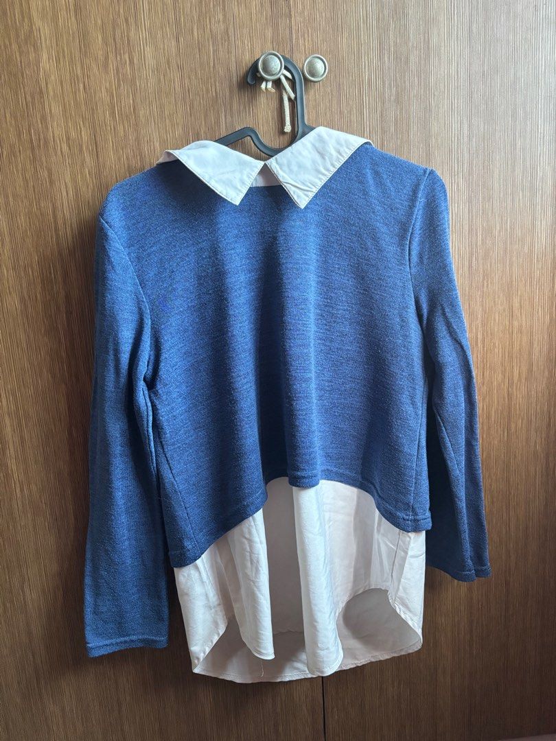 Preppy Long Sleeves Korean Top (Category: Blouses) located in Marikina City. Submitted by 451mail (Listing ID 1353084668, Image 1). Description: The material is stretchable. Perfect mix between formal and casual, can be used for work, OJT, and school. MOP: GCASH MOD: ggx, flash express, SDD (lalamove, angkas, joyride, move it) .