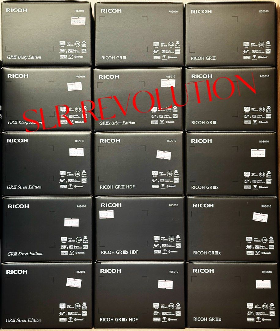 RICOH GR III / RICOH GR IIIX / RICOH GR III STREET EDITION / RICOH GR ...