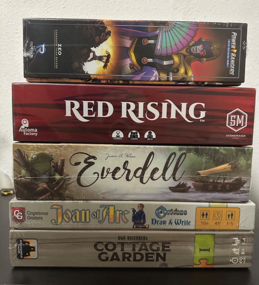 Strategy boardgame bundle 2 Power rangers deck building game: zeo ...