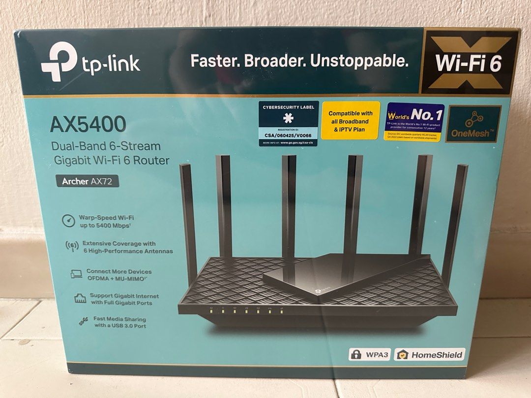 Unboxed AX5400 Router, Computers & Tech, Parts & Accessories ...