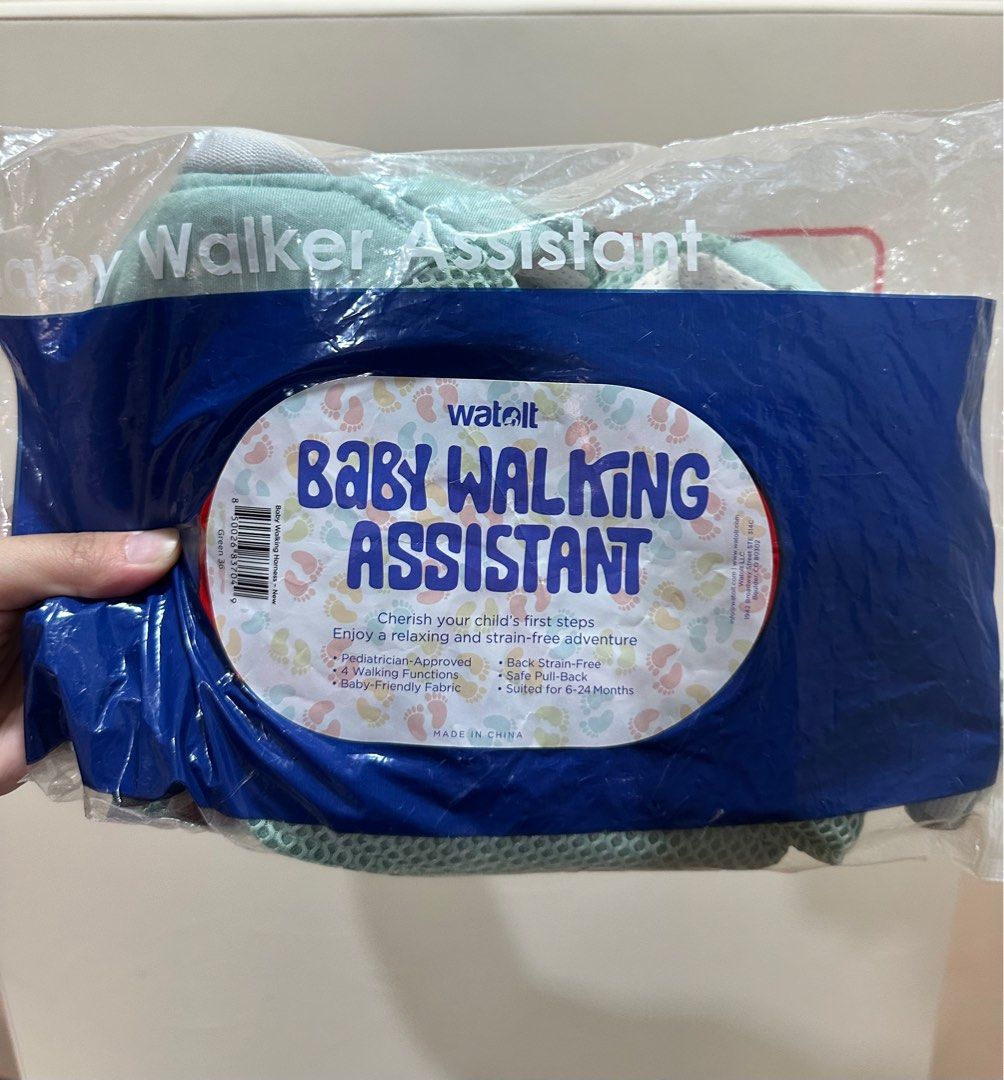 Watolt Baby Walking Assistant (Category: Carriers & Slings) located in Quezon City. Submitted by eimaj08 (Listing ID 1353052744, Image 1). Description: Brand: Watolt Color: Green Mesh Breathable Age: 7-24 month old .