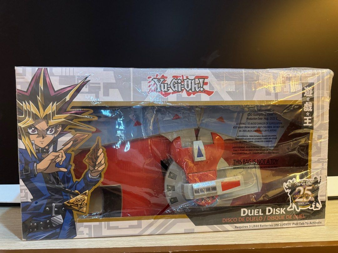 Yu-Gi-Oh! Duel Disk (Category: Action & Battle Toys) located in Manila. Submitted by legitlu (Listing ID 1353042924, Image 1). Description: Yu-Gi-Oh! Duel Disk never taken out of the box.
