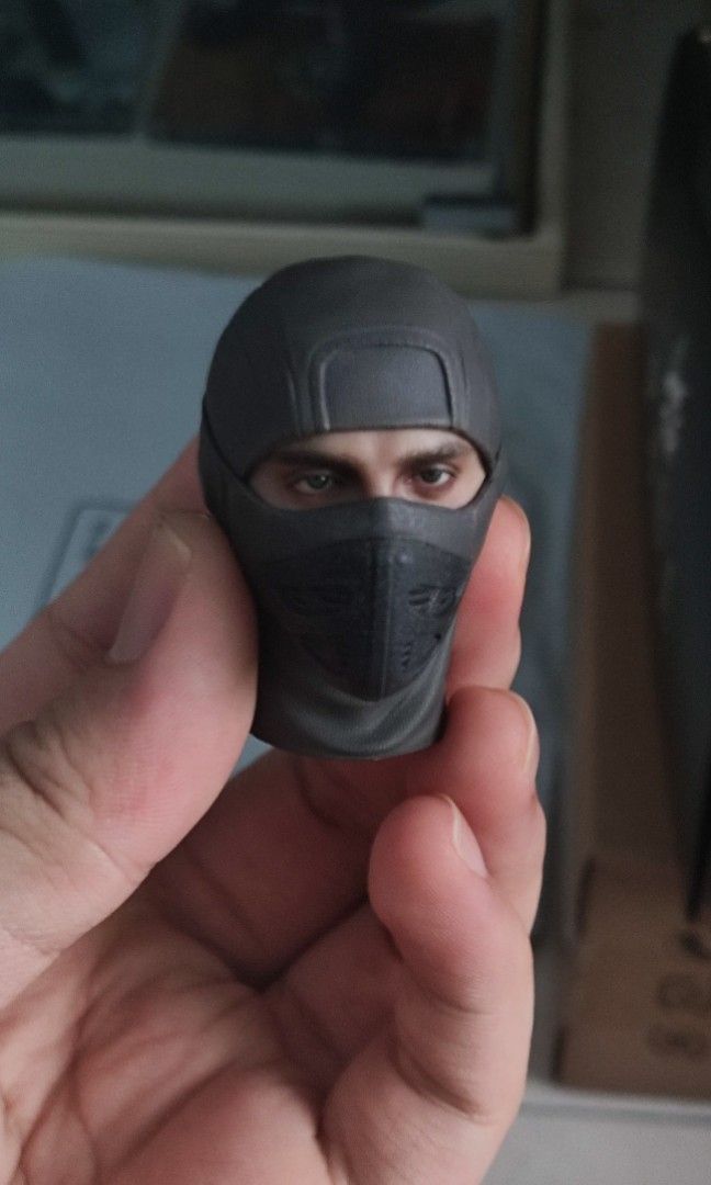 1/6 Headsculpt Paul Atreides Inart not Bandai hottoys ht gametoys rockettoys ringtoys (Category: Toy Figures) located in Singapore. Submitted by abcdfds (Listing ID 1353292768, Image 1). Description: INART Paul Atreides Stillsuit Head Sculpt With Rolling Eyes 1/6 Headsculpt Not for fussy buyer What u see what u get.