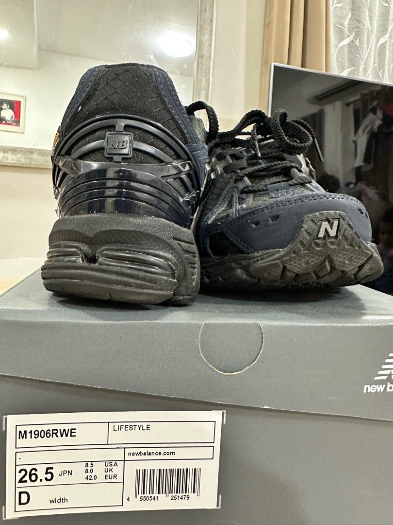 1906R "Outerspace/Navy Blue/Black" sneakers (Category: Sneakers) located in Mandaue City. Submitted by jimboy1966 (Listing ID 1353339857, Image 3). Description: Relatively bnew pair. Used only 2x. Bought in Japan NB 1906R Cordura.