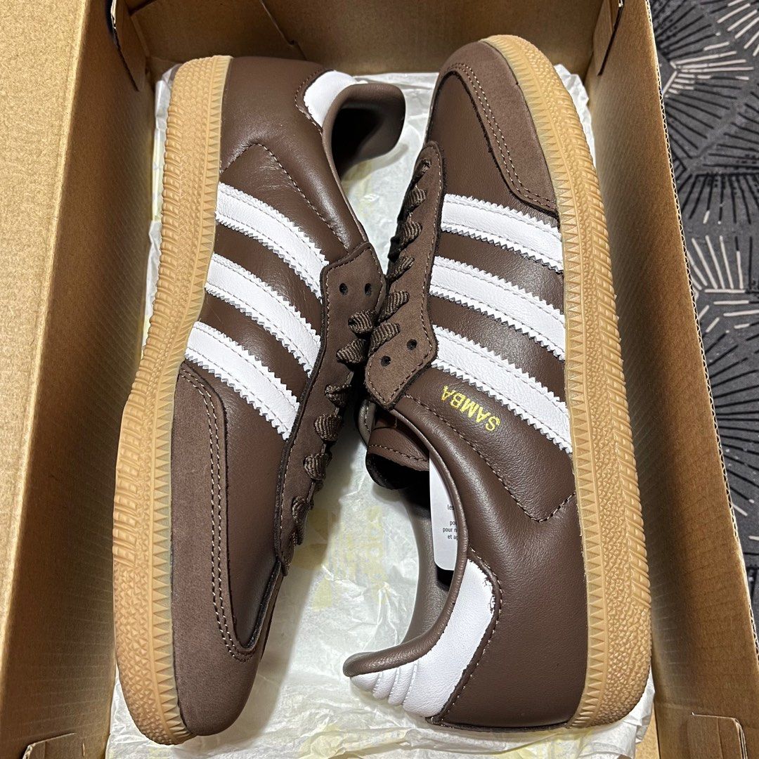 Adidas Samba OG Earth Strata Gum (Category: Sneakers) located in Malabon City. Submitted by joesdimestore (Listing ID 1353288338, Image 2). Description: ⚡️Women's Adidas Samba OG Colorway: 'Earth Strata / Gum' ✅₱5,895 ❌₱6,800 ✔️Brand New with Box ✔️Womens US 6, 7.5 ✔️On-hand and ready to ship 📌Other Details: 💵Mode of Payment: Gcash / SeaBank 📦Deliver & Ship: Lalamove / LBC 📍Location: Malabon.