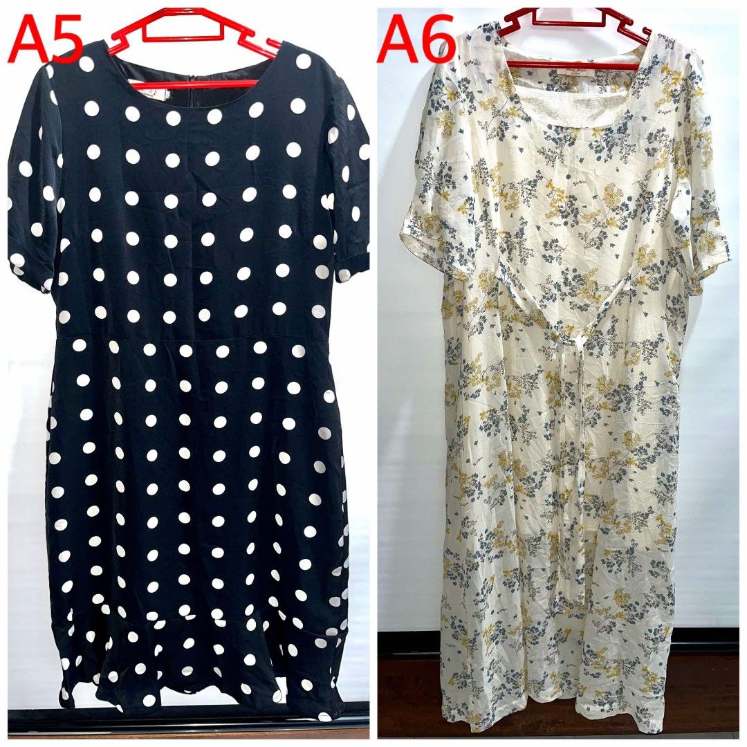 Affordable Pre-loved Dresses (Medium to Semi Large) v.1 (Category: Dresses) located in Santo Tomas. Submitted by knathrift (Listing ID 1353362580, Image 3). Description: •Affordable Dresses - 90 each [Size: Medium to Semi Large] Rfs: Decluttering Note: These are pre-loved but still in excellent condition! Perfect for events, church, and formal wear. Please manage your expectations. Mode of Payment: [GCash + Shipping Fee] Mode of Delivery: [J&T].