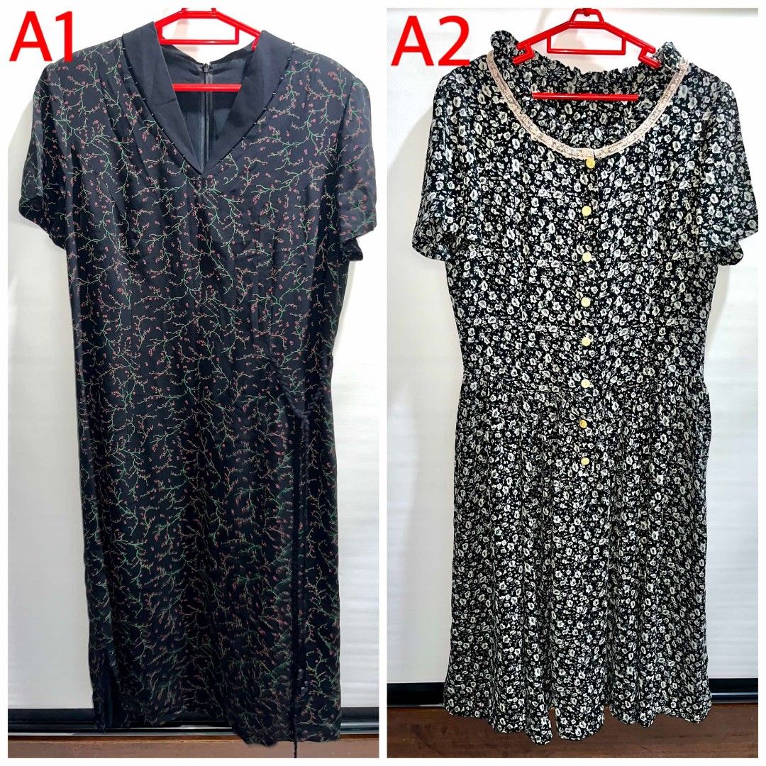 Affordable Pre-loved Dresses (Medium to Semi Large) v.1 (Category: Dresses) located in Santo Tomas. Submitted by knathrift (Listing ID 1353362580, Image 1). Description: •Affordable Dresses - 90 each [Size: Medium to Semi Large] Rfs: Decluttering Note: These are pre-loved but still in excellent condition! Perfect for events, church, and formal wear. Please manage your expectations. Mode of Payment: [GCash + Shipping Fee] Mode of Delivery: [J&T].