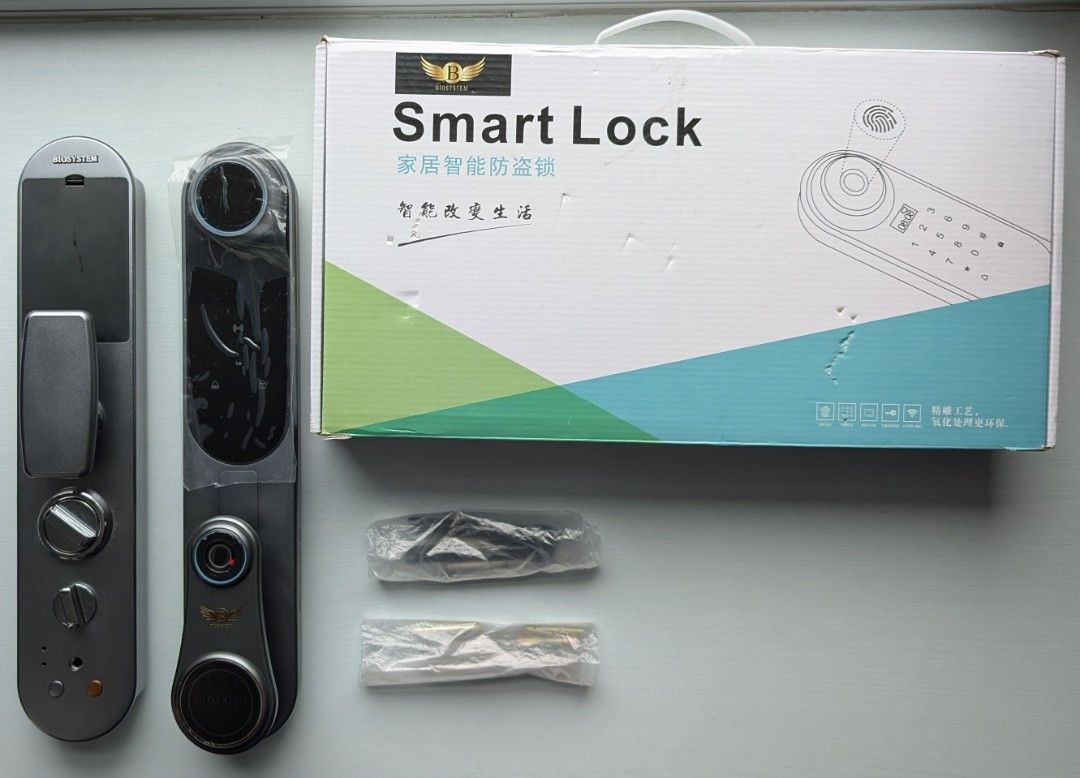 Bio Locks Biosystem iLock 8E Smart Lock, Furniture & Home Living, Security ...