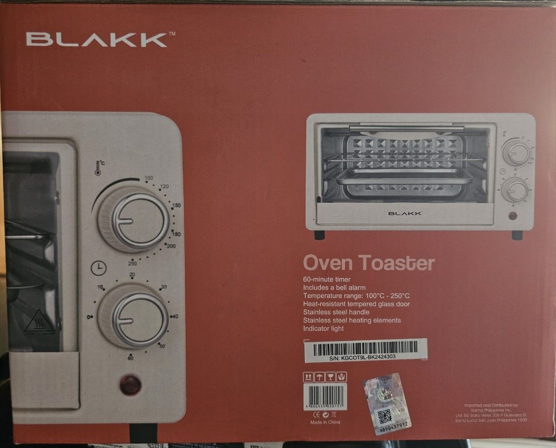 Blakk Oven Toaster 9L (Category: Bakeware) located in Marikina City. Submitted by declutter_closet_ph (Listing ID 1353237995, Image 1). Description: .