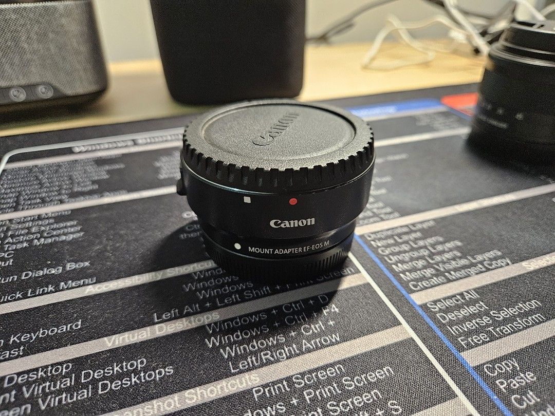 Canon Mount Adapter EF - EOS M (Category: Lens & Kits) located in Makati City. Submitted by vague_bot (Listing ID 1353304973, Image 3). Description: No issues Comes with lens caps. RFS: Switching to Fuji system.