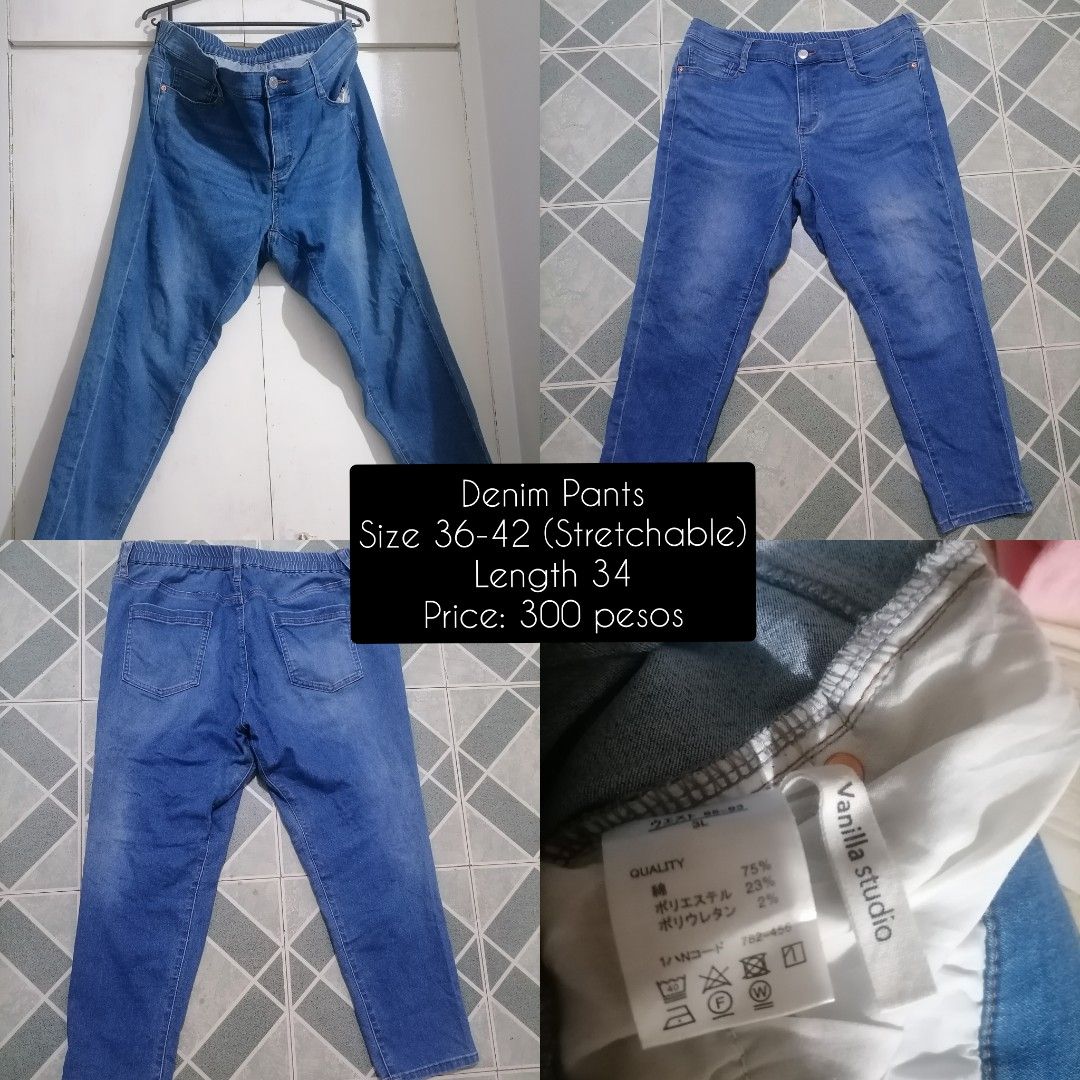 DENIM PANTS FOR WOMEN (Category: Jeans) located in Cavite. Submitted by eurekagen (Listing ID 1353335782, Image 1). Description: Details are indicated in the picture..