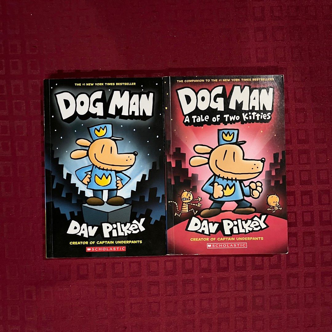 Dog Man books (paperbacks; sold as set) (Category: Storybooks) located in Pasig City. Submitted by melaniesn (Listing ID 1353299852, Image 1). Description: Two Dog Man books Paperbacks Sold as set Dog Man - like new Dog Man A Tale of Two Kitties - lightly used Shipping via Grab/ Lalamove. SF to be paid by buyer Payment methods: BPI/ GCash/ BDO only. .