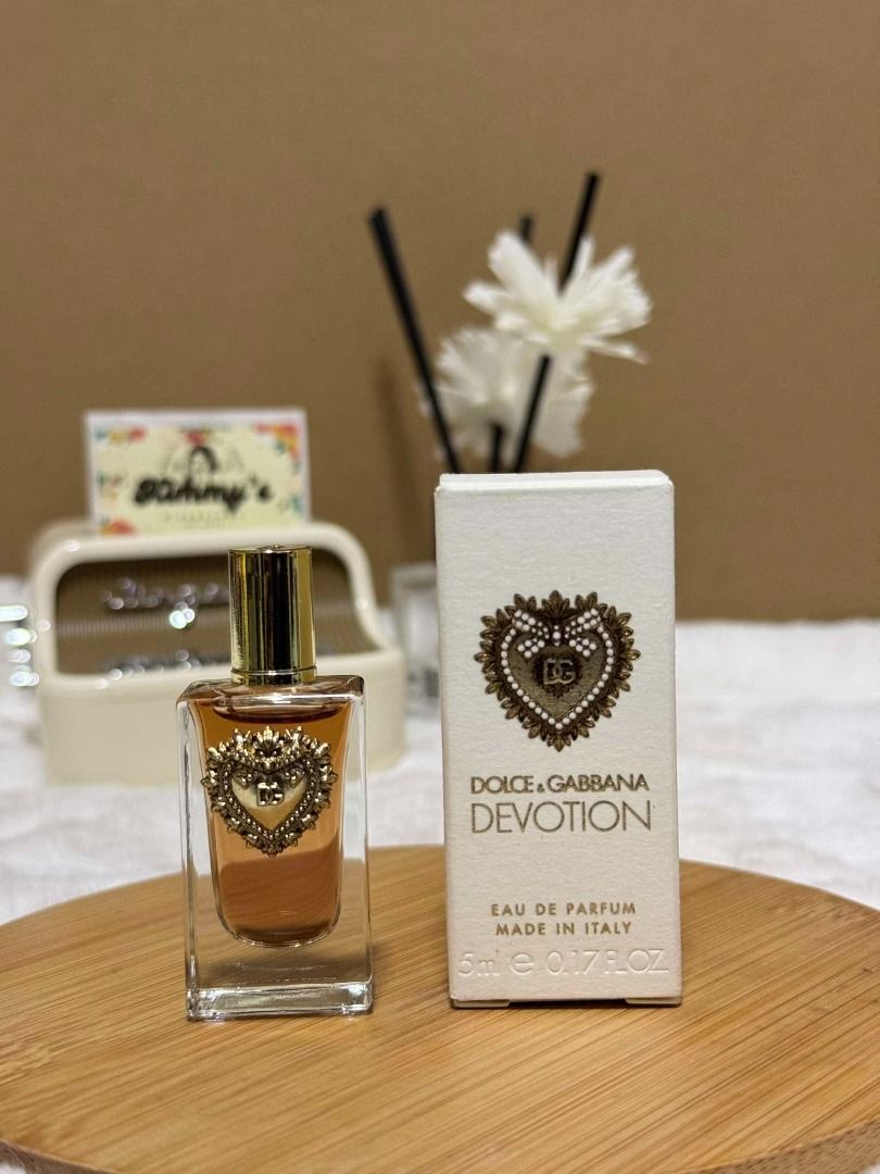 Dolce & Gabbana Devotion EDP Mini Perfume (Category: Fragrance & Deodorants) located in Imus. Submitted by misc_kimmy (Listing ID 1353352794, Image 1). Description: Dolce & Gabbana Devotion EDP Mini Perfume 5ml 🤎PLEASE READ BEFORE BUYING🤎 ALL POSTED ITEMS ARE 100% GUARANTEED ORIGINAL/AUTHENTIC ❌ NOT MALLPULLOUT, SG TESTER, US TESTER, DUBAI TESTER ❌ I DON'T SELL FAKE/KNOCKOFF PERFUMES! • 24hrs Reservation only. Please wait for the invoice. Once 