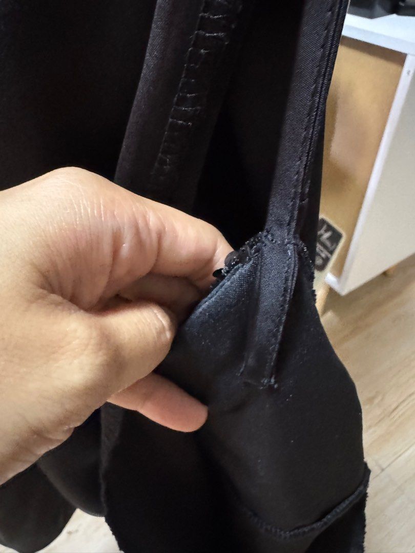 Formal Dress (Category: Evening dresses & gowns) located in Paranaque City. Submitted by camcs (Listing ID 1353285412, Image 2). Description: For Sale: 2 Dresses 👗 Black Dress – Tagged as small with stitching on the sleeves to modify the neckline. 👗 Light Blue Dress – No tag, but fits small to semi-med. Has minor flaws, but they are not very visible. For reference, the person wearing the dress is a small. .