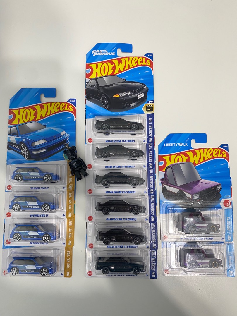 Hot Wheels r32 civic ef lbwk, Hobbies & Toys, Toys & Games on Carousell