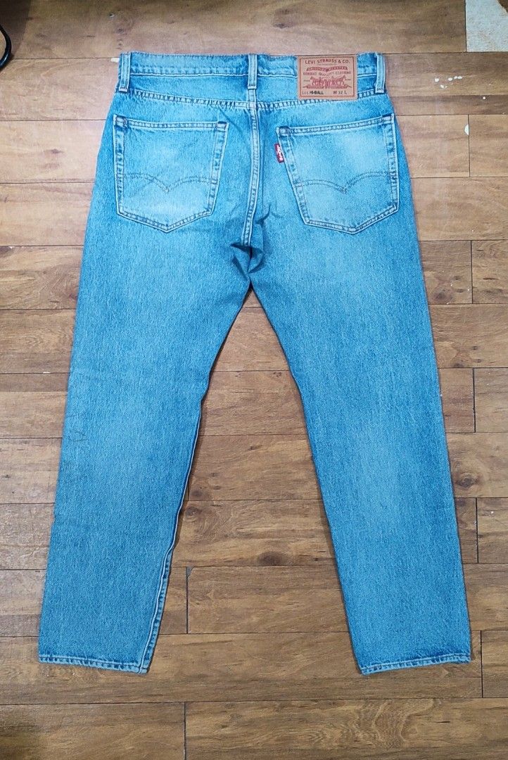 Levis Denim Pants Hi Ball (Category: Jeans) located in Manila. Submitted by kenthrift2000 (Listing ID 1353377624, Image 2). Description: Levis Hi Ball Tattered Denim Pants W32/L38 Freeship 📦 Jnt/Lalamove.