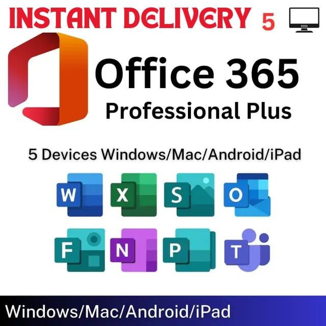 Lifetime Office 365 pro plus 5 devices628630595430411121