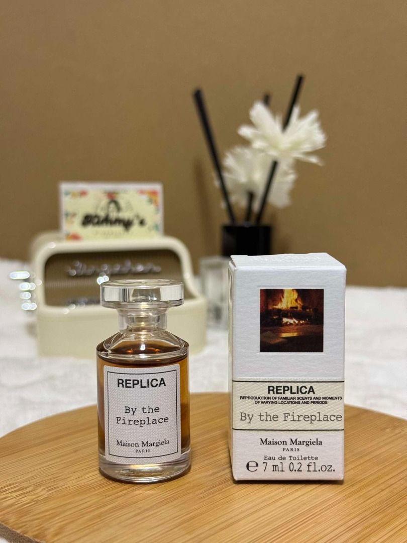 Maison Margiela Replica By the Fireplace Mini Perfume (Category: Fragrance & Deodorants) located in Imus. Submitted by misc_kimmy (Listing ID 1353353478, Image 1). Description: Maison Margiela Replica By the Fireplace Mini Perfume 7ml 🤎PLEASE READ BEFORE BUYING🤎 ALL POSTED ITEMS ARE 100% GUARANTEED ORIGINAL/AUTHENTIC ❌ NOT MALLPULLOUT, SG TESTER, US TESTER, DUBAI TESTER ❌ I DON'T SELL FAKE/KNOCKOFF PERFUMES! • 24hrs Reservation only. Please wai