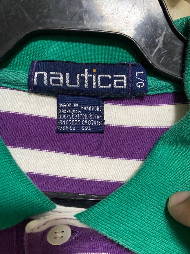 Nautica polo shirt (Category: Tshirts & Polo Shirts ) located in Manila. Submitted by _crl_ (Listing ID 1353328235, Image 3). Description: For sale Vintage nautica polo shirt 8/10 cond Issue and dimes can be seen in the pic (stain lang siguro) Rfs:decluterring.