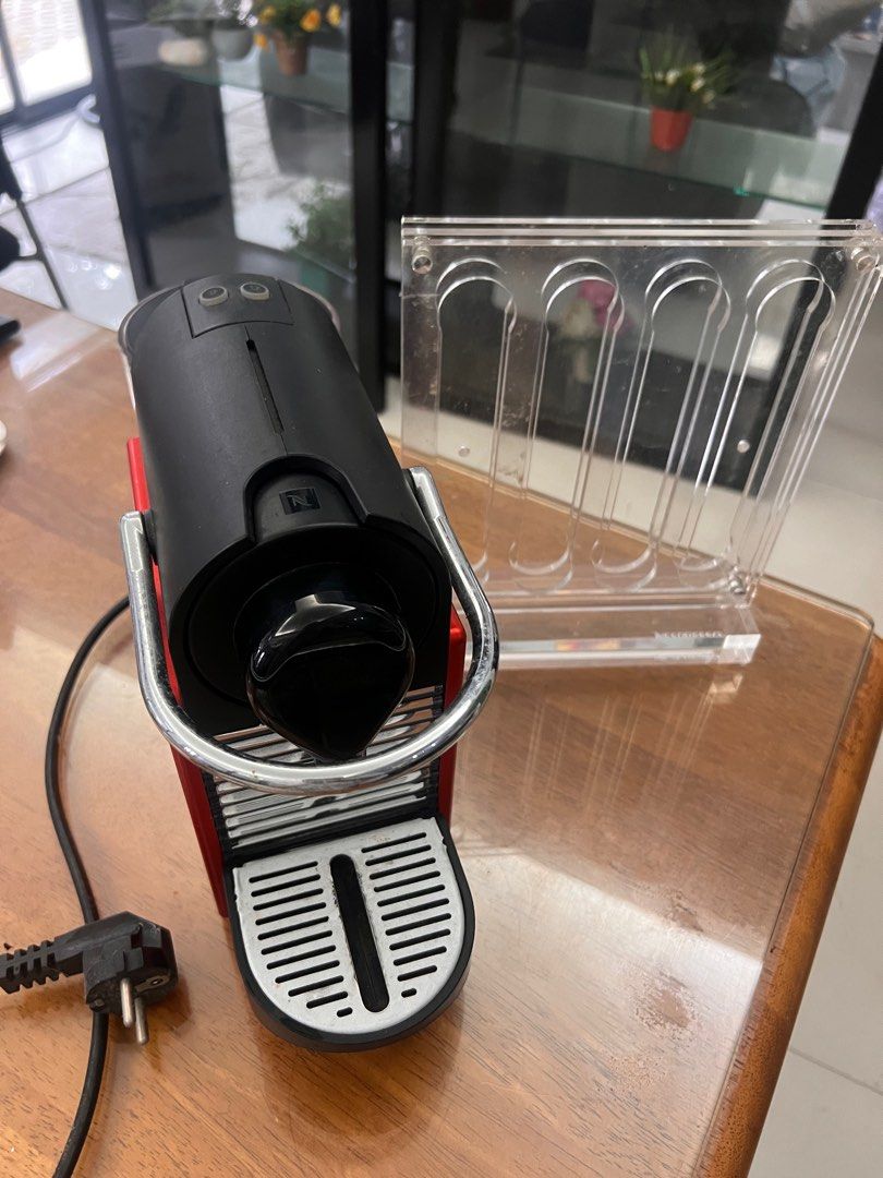 Pixie Nespresso (Category: Coffee Machines & Makers) located in San Pedro. Submitted by babaganayo (Listing ID 1353233860, Image 3). Description: Pixie Nespresso Machine w/ Free Pod Dispenser RFS: We don’t use it at home.