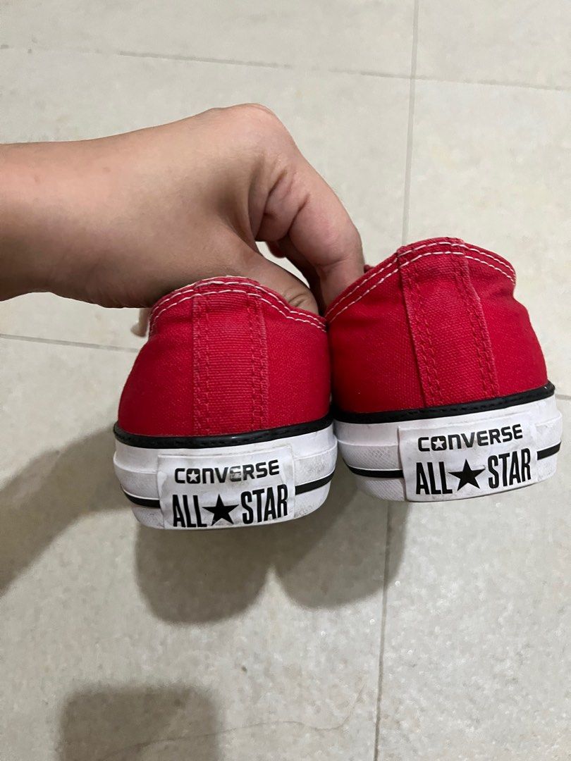 Red Converse All Star Ox Womens Size 8 (Category: Sneakers) located in Pasig City. Submitted by nisaeri (Listing ID 1353213758, Image 3). Description: .