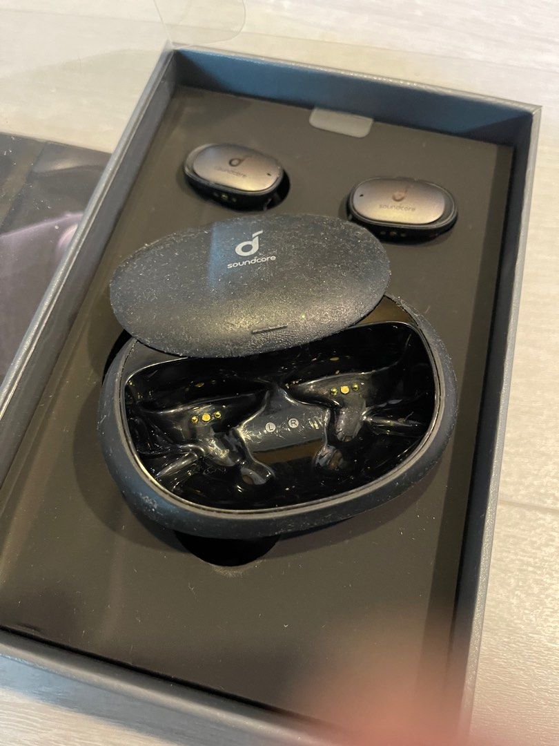Soundcore Liberty 2 pro (Category: Earphones) located in Taguig. Submitted by i.am.johan (Listing ID 1353328196, Image 3). Description: Soundcore liberty 2 pro Rarely used. Kept in storage Rubberized coating showing signs of stickyness. Earphones still in good condition.