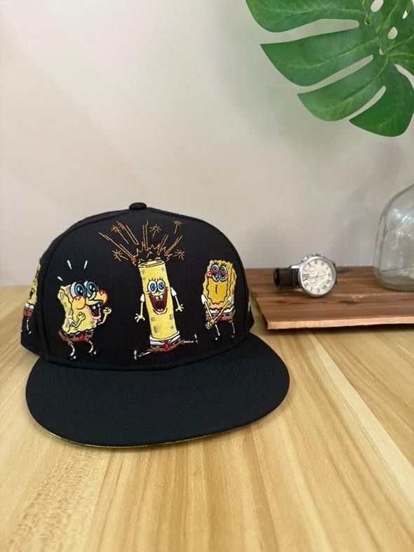 Spongebob X New Era ( Size 7⅛) (Category: Caps & Hats) located in Pasay City. Submitted by 1817vtg (Listing ID 1353291778, Image 1). Description: Rare Spongebob x New Era cap. Brand new deadstock collectors item. 100% wool..