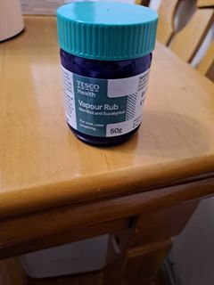 英國製造Tesco Menthol薄荷膏 vapour rub 50g64168003175681110