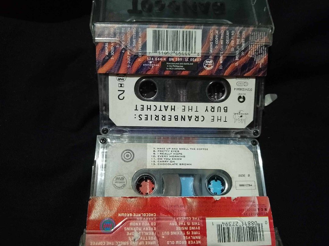 The Cranberries Cassette tape set (Category: CDs & DVDs) located in Davao. Submitted by jeffsantos (Listing ID 1353397107, Image 3). Description: both for 250.