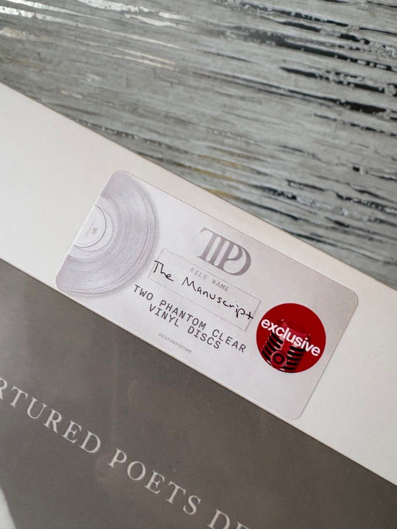TTPD: The Manuscript Vinyl (Category: Vinyls) located in Pasay City. Submitted by alexnotalex (Listing ID 1353228892, Image 3). Description: bought from target USA brand new, with receipt.