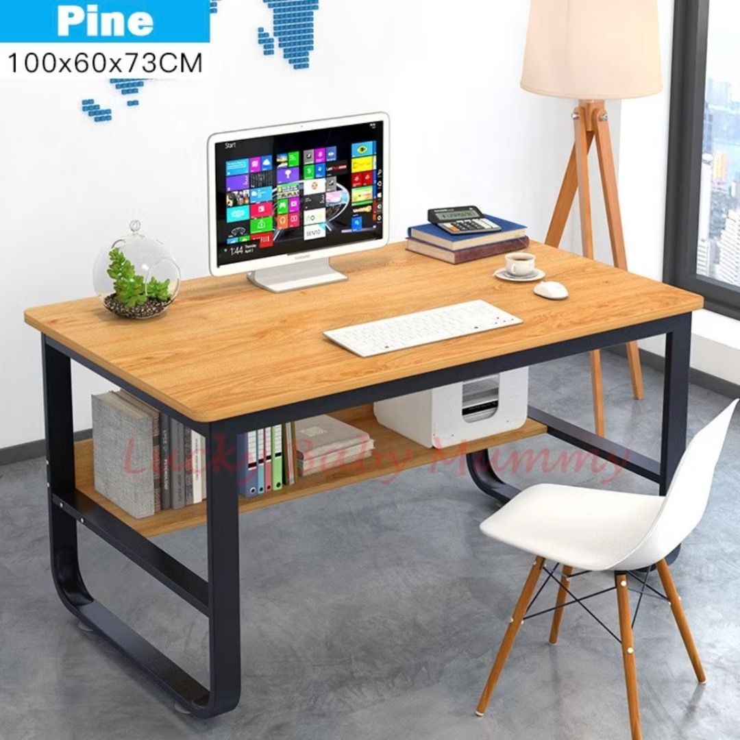 U Shape Steel Frame Computer Table | Multifunctional Laptop Table With ...