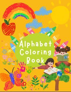 Alphabet Coloring Book PDF Digital Product