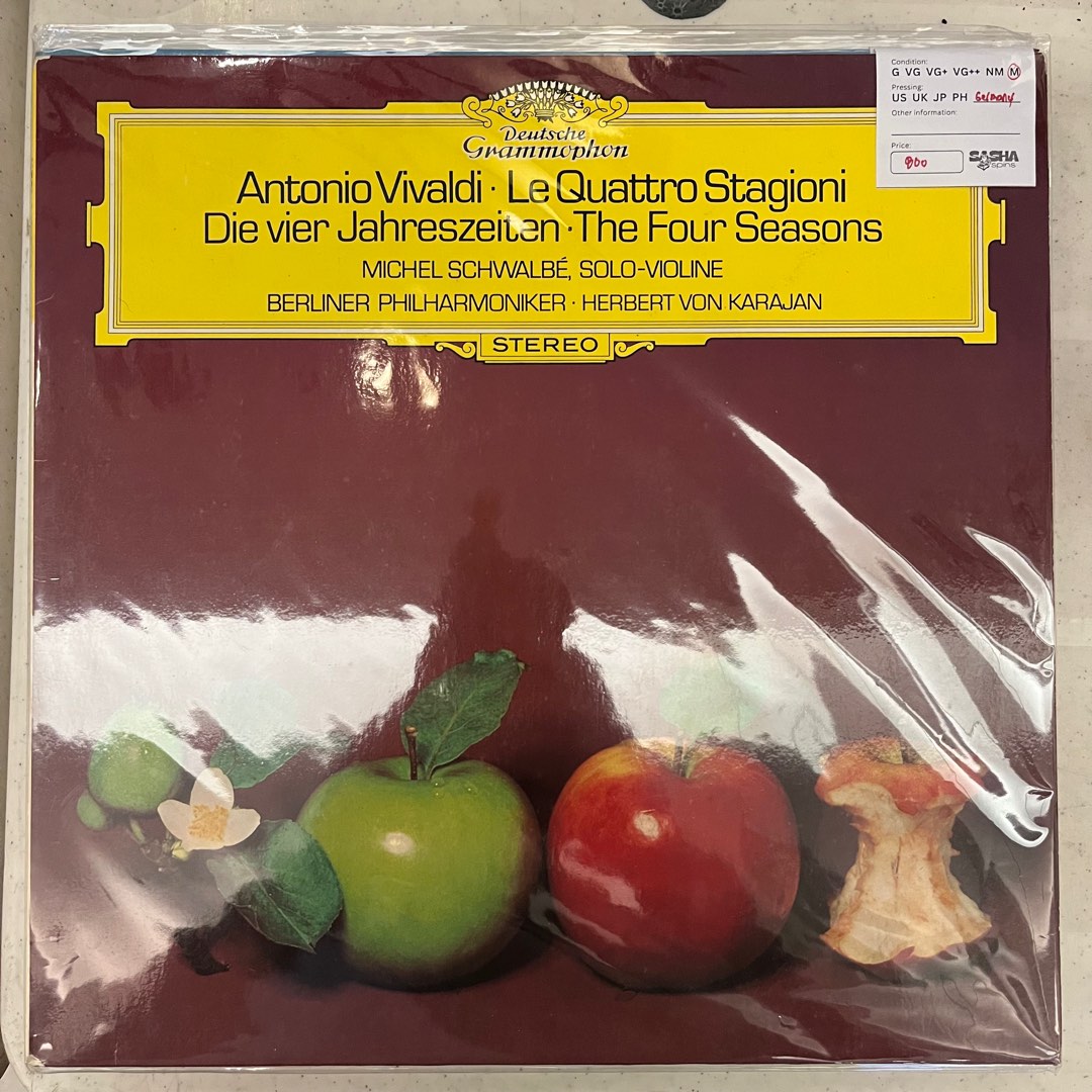 Antonio Vivaldi The Four Seasons Vinyl, Hobbies & Toys, Music