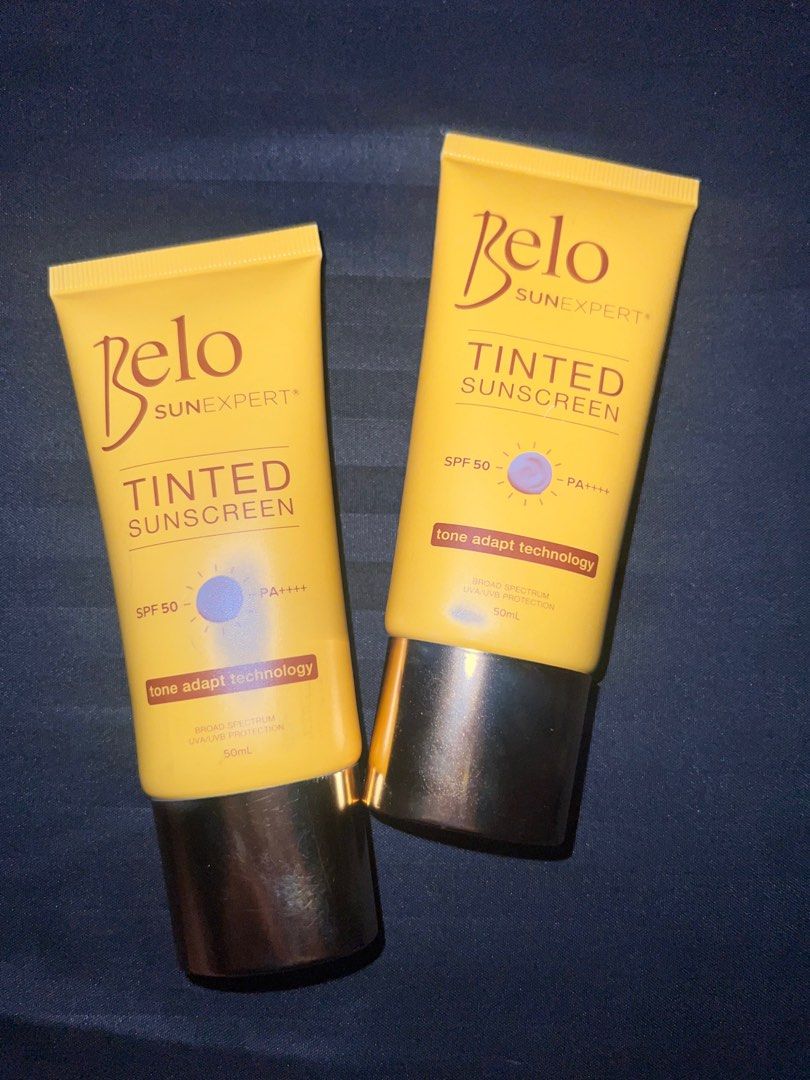 Belo Tinted Sunscreen (50ml) (Category: Makeup) located in Manila. Submitted by jiminishi (Listing ID 1353546418, Image 1). Description: Get this 2 for 450 pesos only Yung isa hindi pa nagamit as in, 100 percent full Yung isa 90 percent pa yung laman .