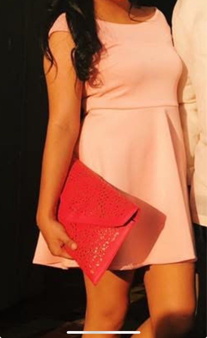 Blush Pink Off-shoulder Dress (Category: Dresses) located in Muntinlupa City. Submitted by annemndza (Listing ID 1353551623, Image 3). Description: .