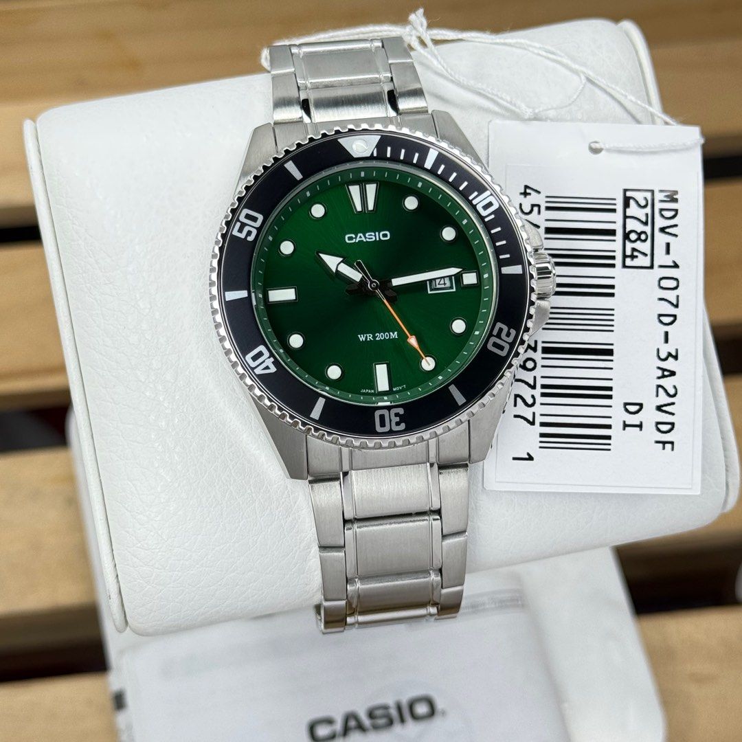 CASIO DURO MDV-107D SERIES QUARTZ DIVERS (Category: Men's Watches) located in Quezon City. Submitted by micoyski (Listing ID 1353482709, Image 1). Description: CASIO DURO DIVERS QUARTZ 44MM ₱3,700 EACH BRANDNEW ORIGINAL COMPLETE ONHAND COME AND VISIT OUR STORE LOCATED @ 40 VISAYAS AVENUE DILIMAN QC LANDMARK: KFC 2ND FLOOR GSHOCK N BEYOND EST 2013.