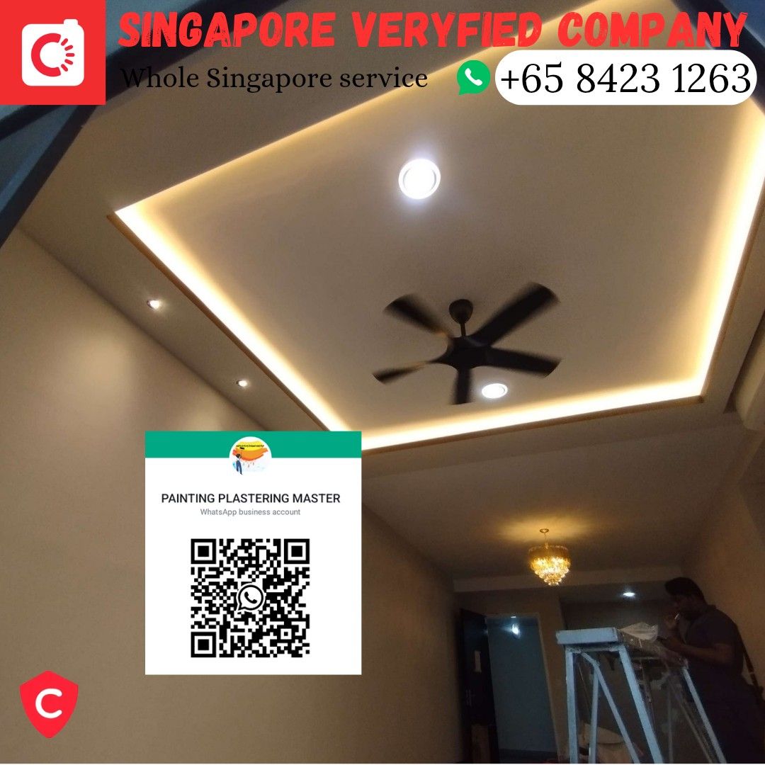 Hari raya booking time/ False ceiling/ L-box/ lbox/ cove light/ fan installation/ light installation/ ceiling renovation/ double ceiling62863075657858113