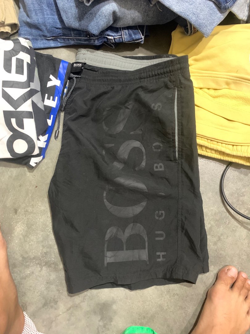 Short Homme HUGO BOSS Large - Couleur Gris - 100% Coton - Neuf Sans étiquettes