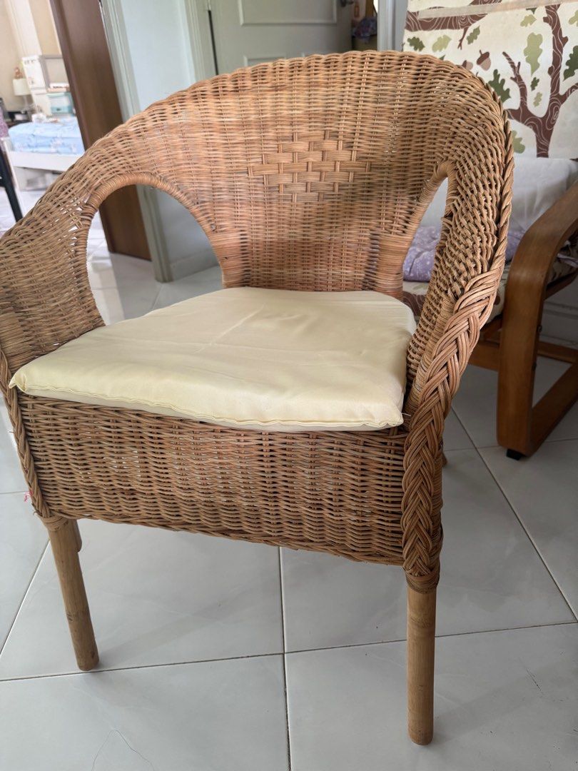 IKEA AGEN アーゲン パーソナルチェア 籐 ラタン イス 希少 序盤 ☆IKEA ラタンチェア アーゲン レット☆ IKEA AGEN ラタンチェア 藤