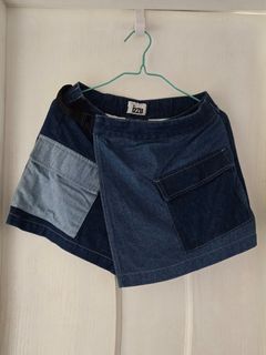 [Izzue] 半橡筋牛仔裙褲64231357345155110