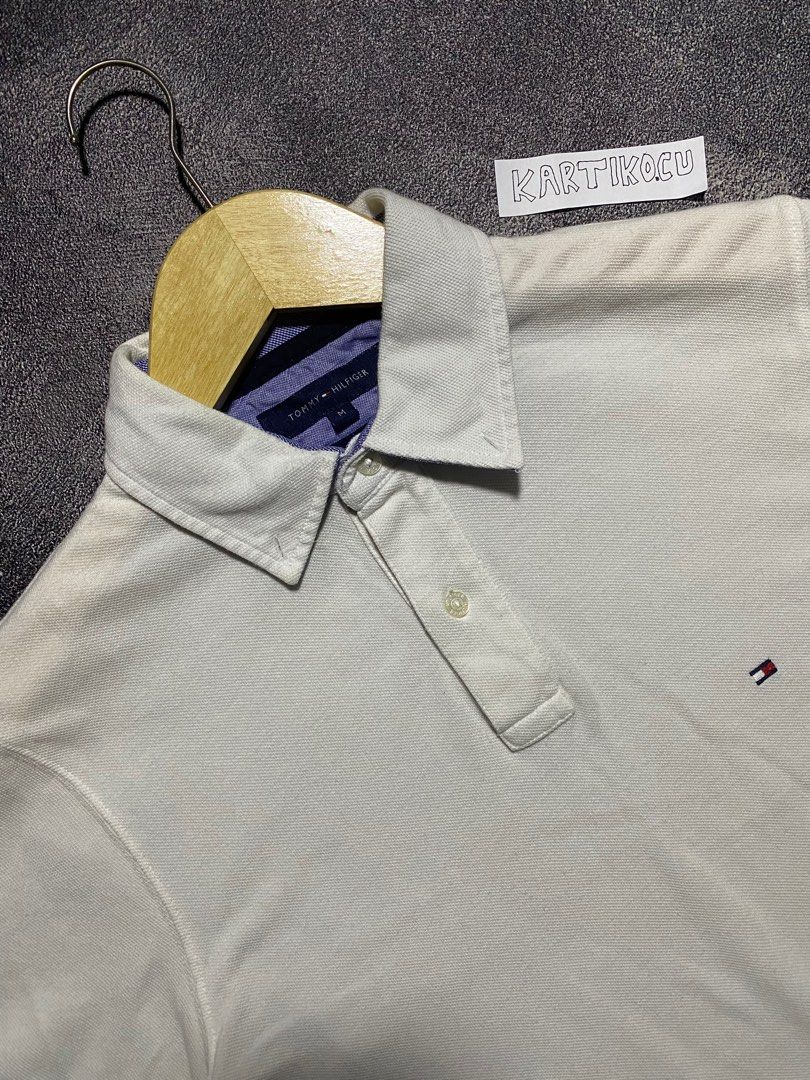 M] Kaos Kerah/ Polo Tommy Hilfiger (bt-26), Fesyen Pria, Pakaian