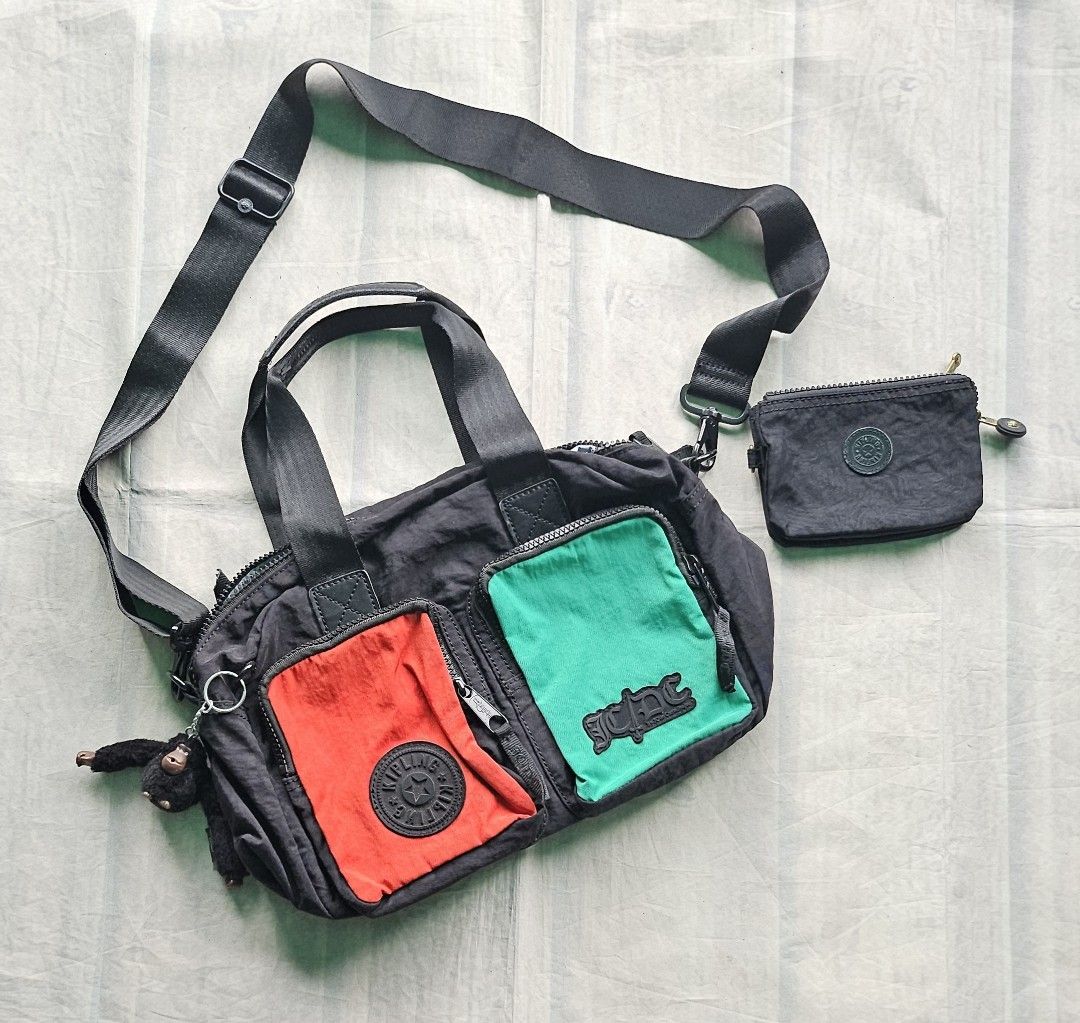 Kipling X JC/DC collab bag (Category: Cross-body Bags) located in Baguio. Submitted by grumpygranny (Listing ID 1353561747, Image 1). Description: measurements: 15.5" X 8.7" -coin purse included limited edition collaboration bag ( Kipling X JC de Castelbajac designer ) ➡️ please purchase with the understanding that this is a USED item. if you are sensitive to this condition, please do not purchase. ➡️ please check my profile, only those who under