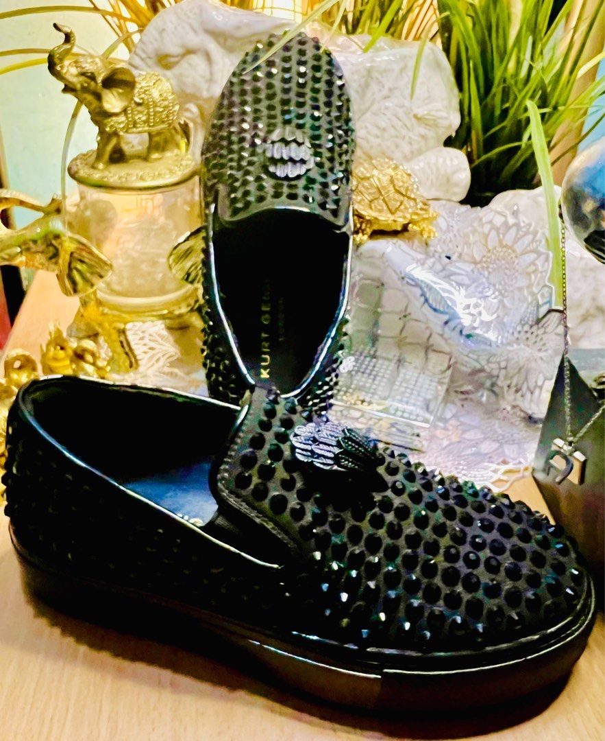 KURT GEIGER (Category: Sneakers) located in Marikina City. Submitted by landertroy (Listing ID 1353555718, Image 1). Description: kurt geiger black studded sneaker, size 36 for women..