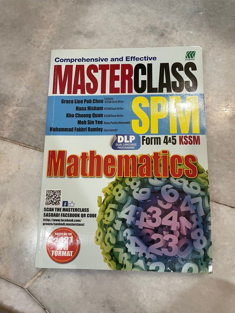 Mathematics SPM KSSM Reference & Exercise Book Form 4 & 5 DLP, Hobbies ...