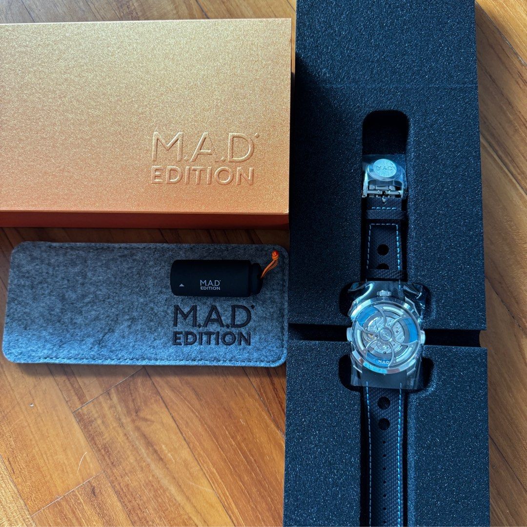MB&F Mad 1S (Category: Watches) located in Singapore. Submitted by birudes (Listing ID 1328661015, Image 2). Description: Brand new MB&F Mad1S. Delivered in Dec. DM for fast deal! Low ballers will be ignored.