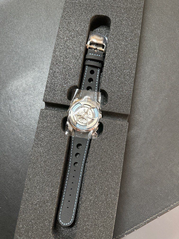 MB&F M.A.D 1S Ice Blue (Category: Watches) located in Singapore. Submitted by sltan2 (Listing ID 1353515381, Image 1). Description: Brand new in box. Will include stickers as well. Selling due to too many watches!.