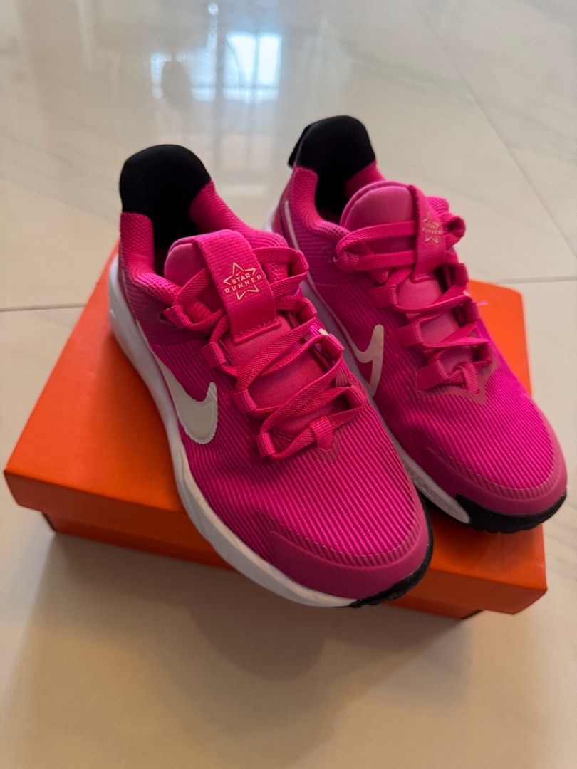 Nike Star Runner size US13C kids (EU31) (Category: Babies & Kids Fashion) located in Paranaque City. Submitted by BOSS_G (Listing ID 1353497142, Image 1). Description: Nike Star Runner Pink Size US13C kids (EU31) 2K only.