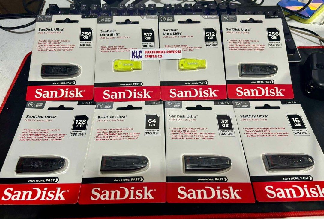 ORIGINAL SANDISK ULTRA USB 3.0 FLASH DRIVE (Category: Hard Disks & Thumbdrives) located in Makati City. Submitted by jc.cuerdo (Listing ID 1353584822, Image 1). Description: 👉ORIGINAL SANDISK ULTRA USB 3.0 FLASH DRIVE ➡️AVAILABLE: 16gb 130 mb/s read 32gb 130 mb/s read 64gb 130 mb/s read 128gb 130 mb/s read 256gb 130 mb/s read 512gb 3.2 gen 1 100 mb/s read ➡️SPECIFICATIONS: Transfer full-length movie in less than 40 seconds. Transfer files up to 