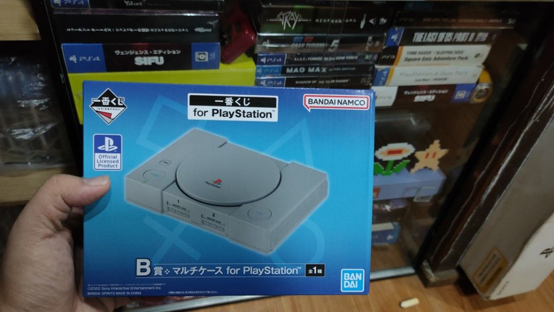 Playstation 1 Figure (Category: PlayStation) located in Manila. Submitted by kikim012 (Listing ID 1353553527, Image 3). Description: playstation 1 ichiban kuji figure lang po ito pang display sa cabinet , mabubuksan po ang cd slot nito. pwede nyo lagyan ng kahit ano. kasya po ang actual playstation disc dito. ps1 to ps5. condition: BRAND NEW / SEALED / UNUSED price: 950 location: cagayan de oro city (mindanao) shipping: Lbc cash on pickup/deliver