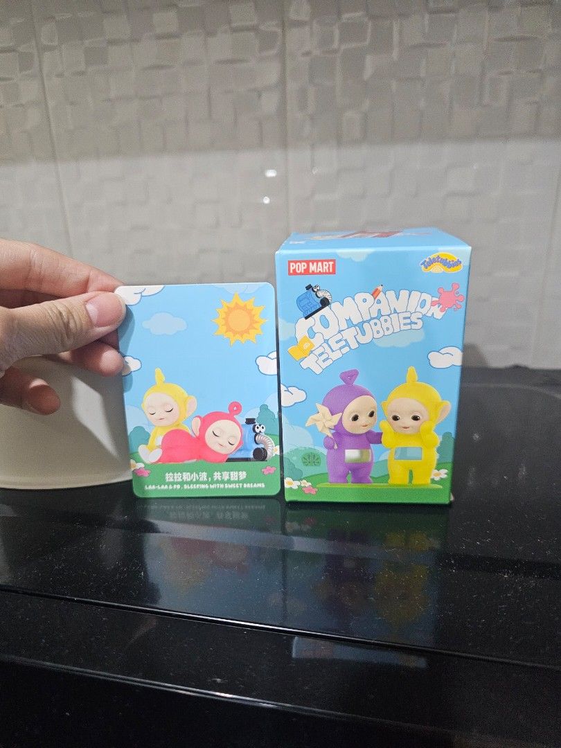 Pop Mart Companion Teletubbies (Category: Designer & Blind Box Toys) located in Quezon City. Submitted by snowflakes.specials (Listing ID 1353468538, Image 1). Description: Brand new Sealed foil Open box.